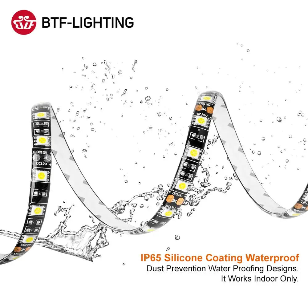 5m DC12V LED Strip 5050 SMD 60LEDs/m Flexible LED Light RGB RGBW 5050 LED Strip Lamp 300LEDs TV Led Ribbon Tape Waterproof