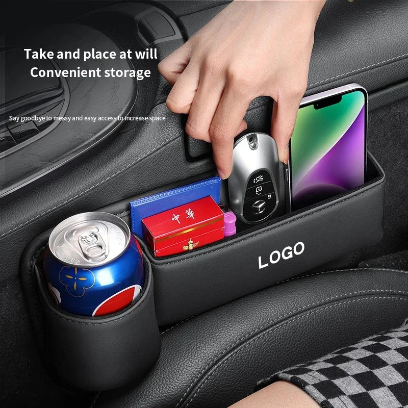 Car Seat Gap Organizer Multifunction Storage Box Cup Pocket For BMW M3 M4 M5 F93 F92 F97 F98 F95 F96 F94 G30 G20 G05 G06 G07