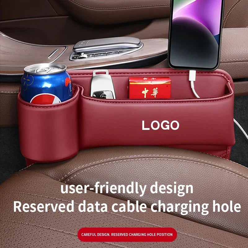 Car Seat Gap Organizer Multifunction Storage Box Cup Pocket For BMW M3 M4 M5 F93 F92 F97 F98 F95 F96 F94 G30 G20 G05 G06 G07
