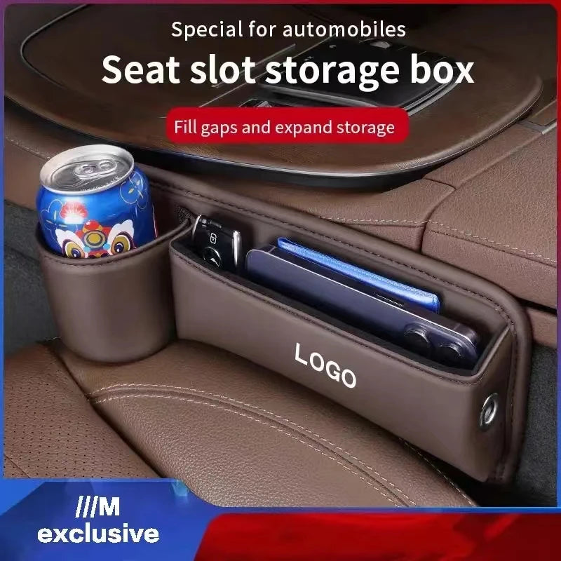 Car Seat Gap Organizer Multifunction Storage Box Cup Pocket For BMW M3 M4 M5 F93 F92 F97 F98 F95 F96 F94 G30 G20 G05 G06 G07