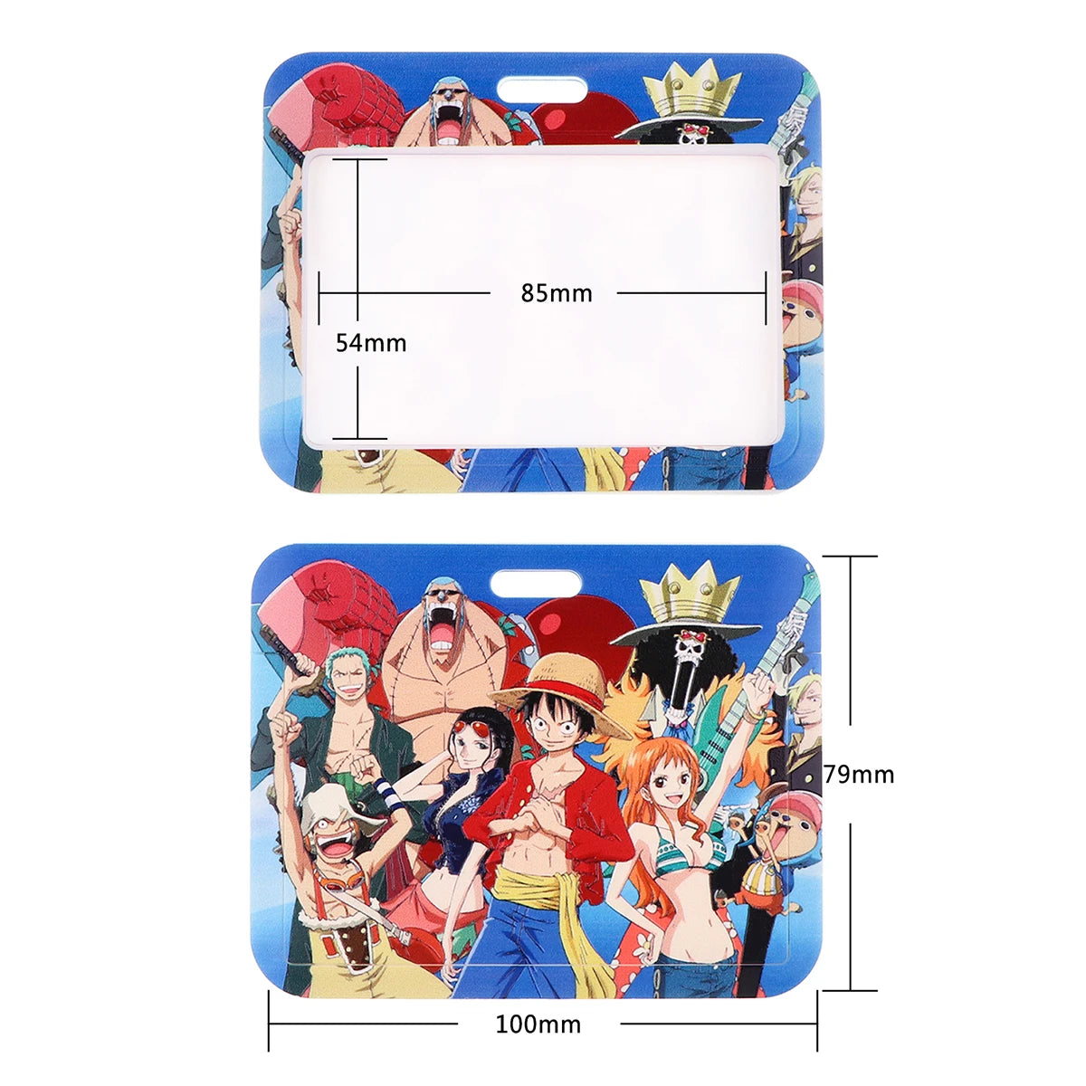 Credential Holder Keychains Neck Lanyard For Pass Card Credit Card Holder Cosplay Anime Accessories